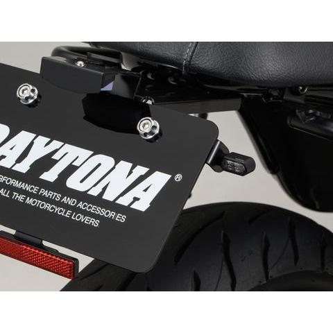 デイトナ 32656 ハイサイダー リトルブロンクス ブラストブラック テールランプ一体リアウインカー 2個1セット バイク ツーリング LED ランプ 小さいの画像