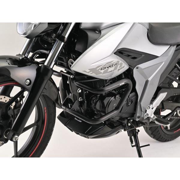 専用　19個 デイトナ 41270 パイプエンジンガード マットブラック ジクサー150/250