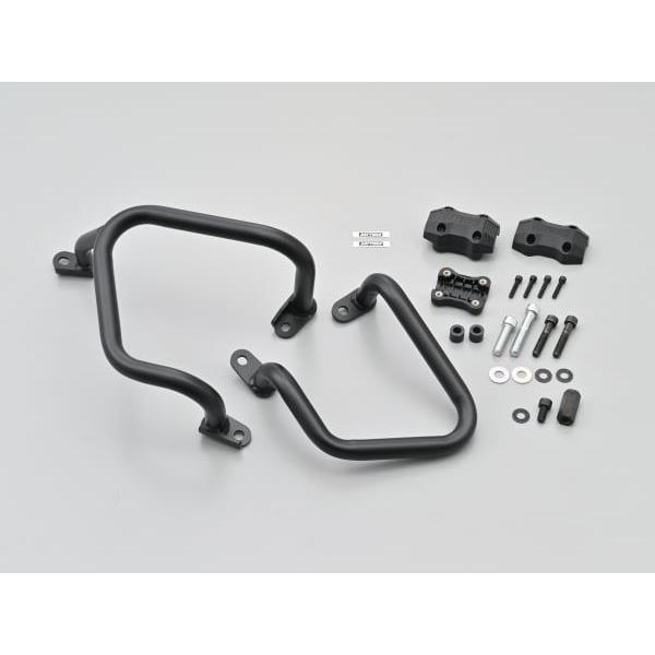 デイトナ 60880 パイプエンジンガード マットブラック パイプ径Φ25.4 左右セット CBR650R E-Clutch バイク スチール_1