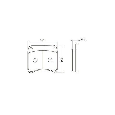 DAYTONA（デイトナ） 97175 ゴールデンパッドX ブレーキパッド