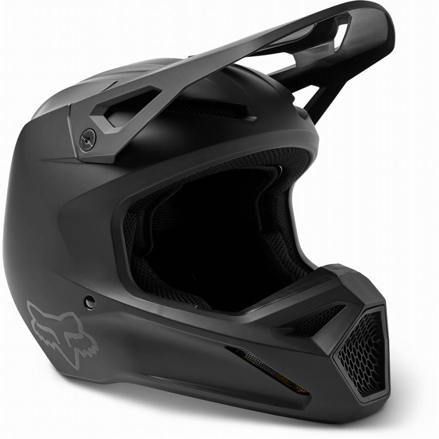 FOX 29739-255-YL ユース V1ヘルメット マットブラック L(52 FOX 29739-255-YL ユース V1ヘルメット マットブラック L(52