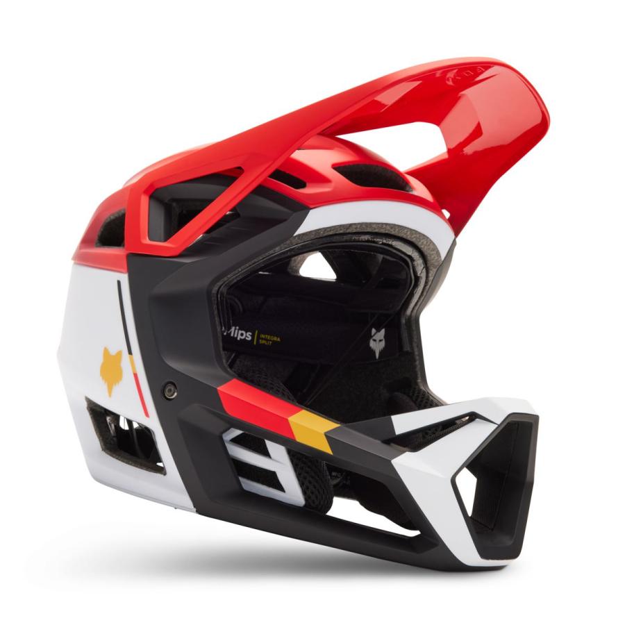 FOX A1445 プロフレームRSヘルメット CLYZO レッド M(55-59cm) バイク 