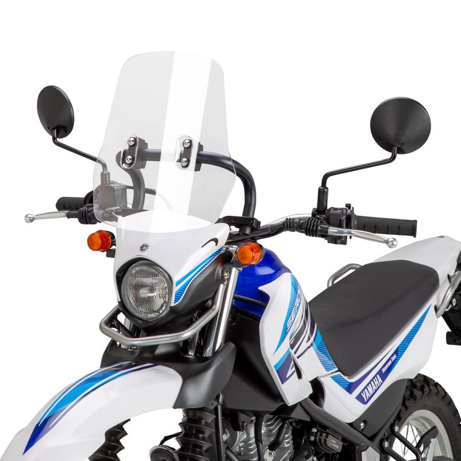 ジータ ダートフリーク ZE70-1411 アドベンチャーウィンドシールド ライトスモーク セロー250 トリッカー スクリーン|bikeman2|02
