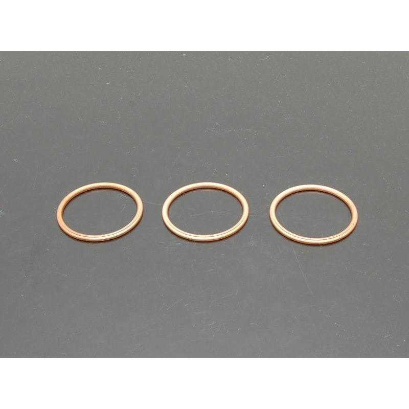 ドレミコレクション 13155 エキゾーストガスケット 外径47×内径39×厚み2.8mm 3枚入 H2/H1/KH500/400/S3 ...