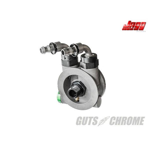JAGG ジョッグ J4550 オイルフィルターアダプター EVOビッグツイン/スポーツスター用 ガッツクローム