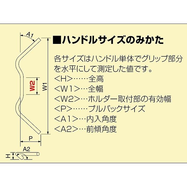 ハリケーン H036-069C ハンドルセット POLICE 5型 クロームメッキ