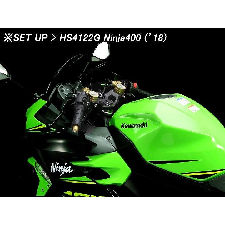 ハリケーン HS4122B セパレートハンドル タイプ3 ブラック ニンジャ250