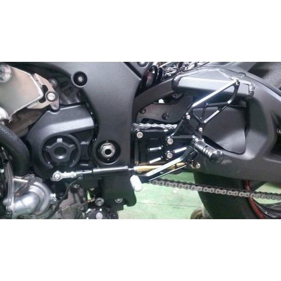 Kファクトリー バックステップ ライディングステップ レース用 スーパーブラック ZX-10R '16 176MZBR118R
