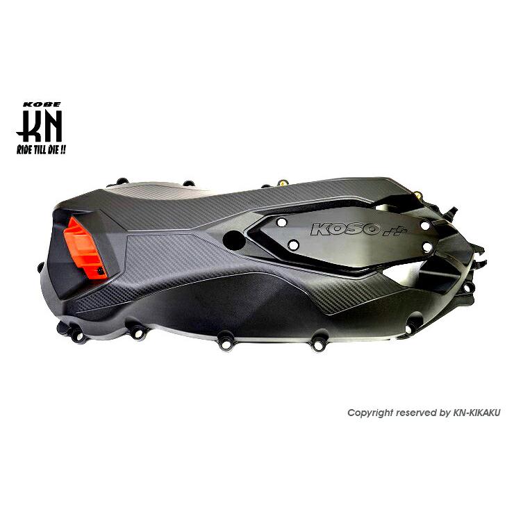 KN企画 KS-CCMJS-BKR KOSO クランクケースカバー レッド マジェスティS SMAX フォース155