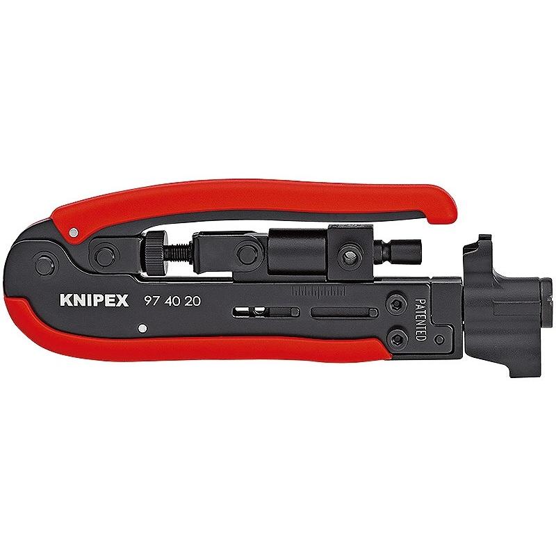 KNIPEX クニペックス 9740-20SB コンプレッションツール 同軸端子用