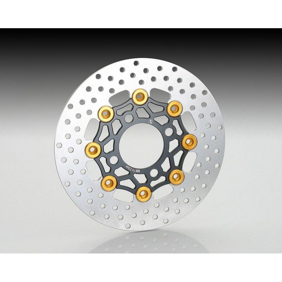 キタコ 500-1432710 フローティングディスクローター(BK/GL)/220MM GROM