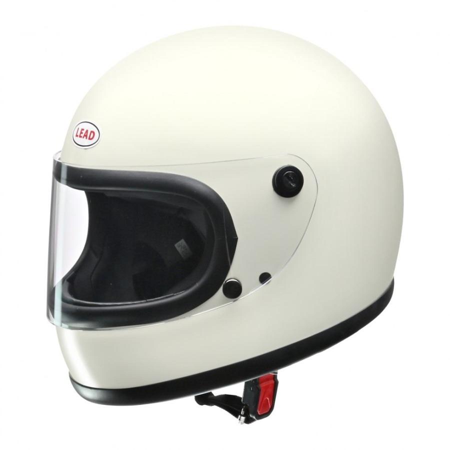 LEAD リード工業 RX-200R ホワイト ビンテージフルフェイス 族ヘル リード工業 RX-200R フルフェイス ヘルメット ホワイト フリーサイズ