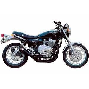 モリワキ A100-157-2411 ワンピース エキゾーストマフラー ブラック マフラー CB400FOUR CB400フォア
