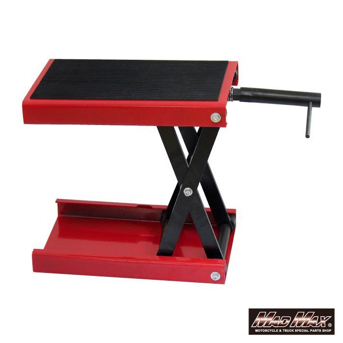 マッドマックス MM50-0473-01 オートバイ用 メンテナンスリフト TYPE4 レッド 汎用 スタンド バイクジャッキ コンパクト MADMAX