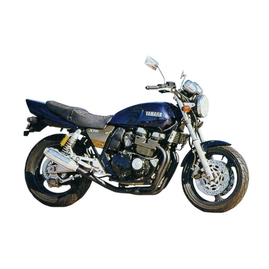 ま MRS ZPM-Y40-010B モナカマフラー フルEX XJR400/S/R/R2 バイク