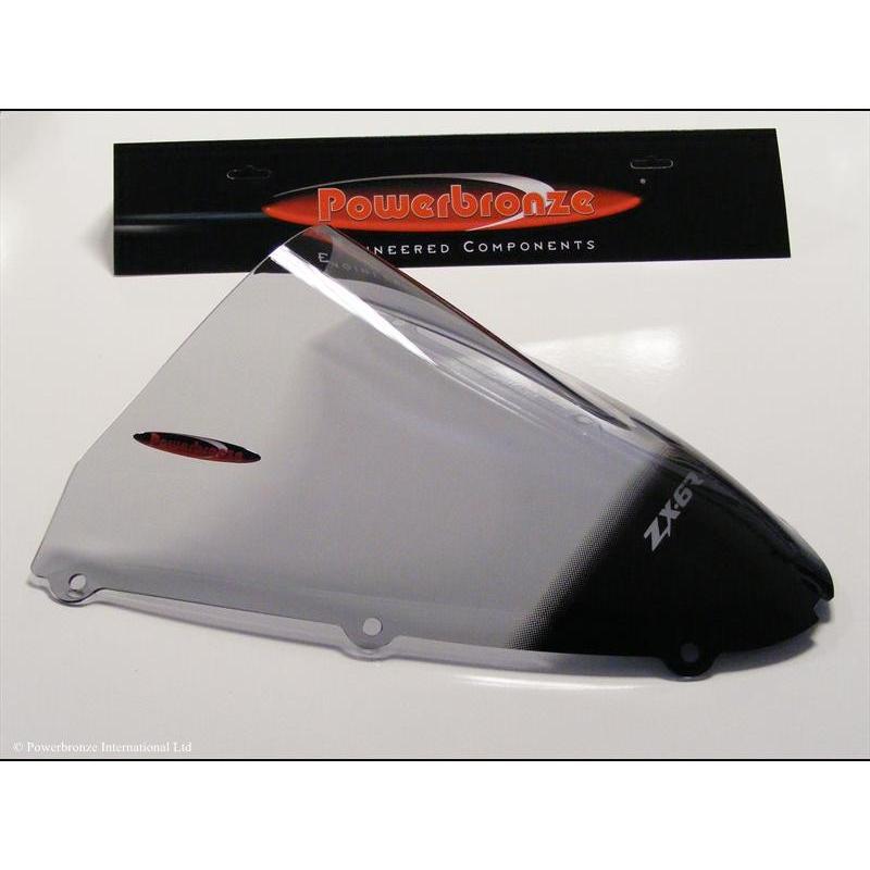 Power Bronze パワーブロンズ 400-K107-001 エアフロースクリーン ライトスモーク ZX-6R/RR(05-08)