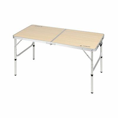 キャプテンスタッグ UC0516 ジャストサイズ ラウンジチェアで食事がしやすいテーブル M/120×60cm 机 つくえ アウトドア キャンプ UC-0516