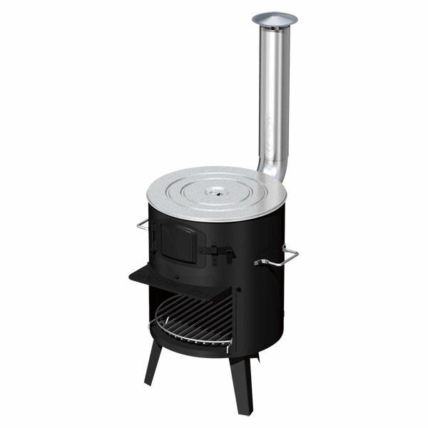 キャプテンスタッグ UG0011 KAMADO(かまど) 煙突ストーブ グリル 暖炉 コンロ バーベキュー アウトドア キャンプ UG-0011