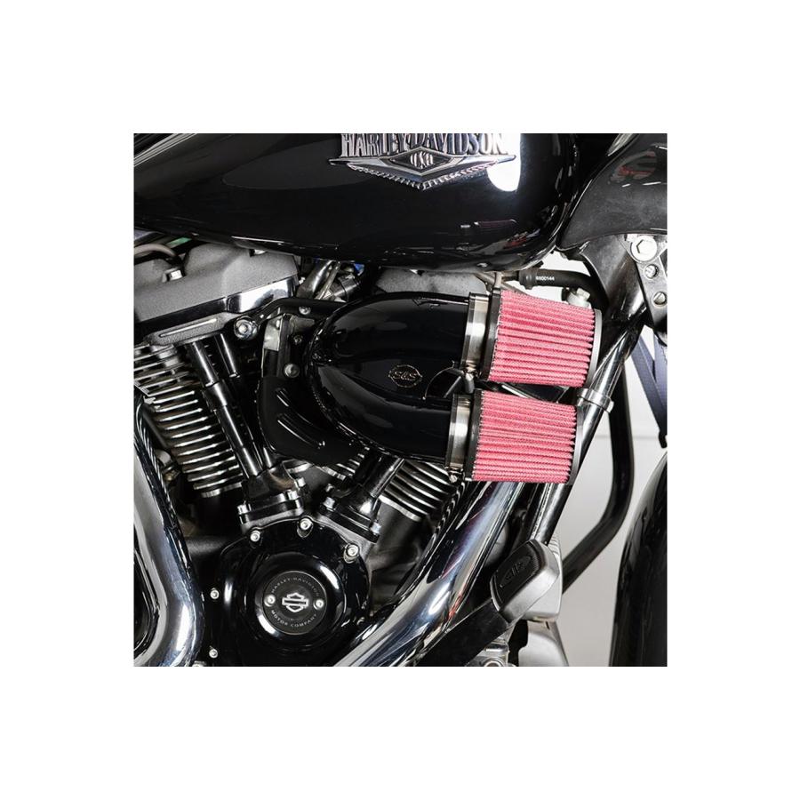 S&Sサイクル 170-0567A チューンドインダクション エアクリーナーキット M8 ブラック ソフテイル ツーリング エンジン パーツ プロト