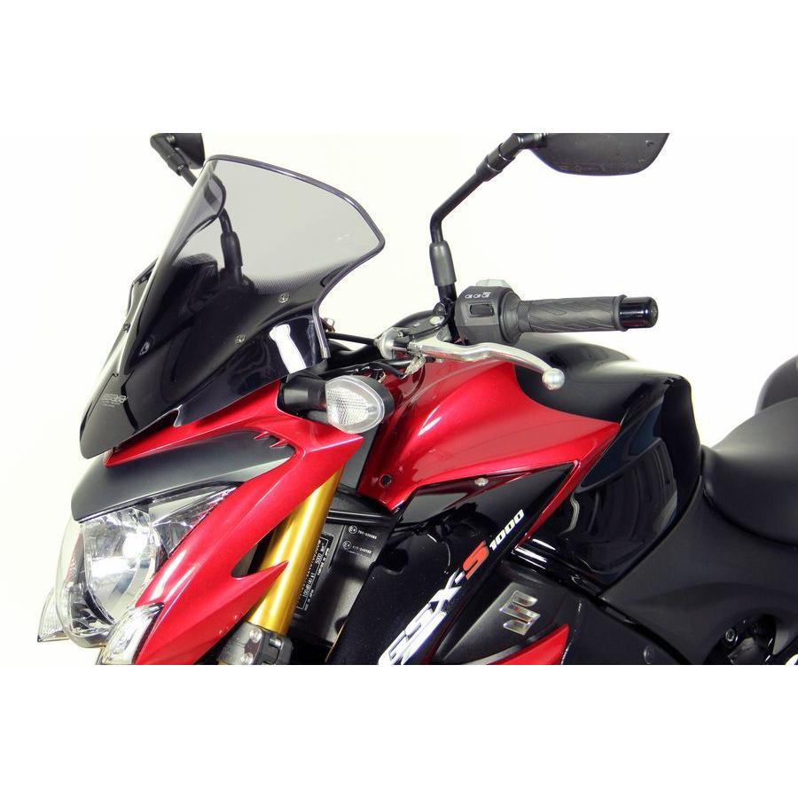 MRA スクリーン レーシング スモーク 幅370×長さ340mm GSX-S1000