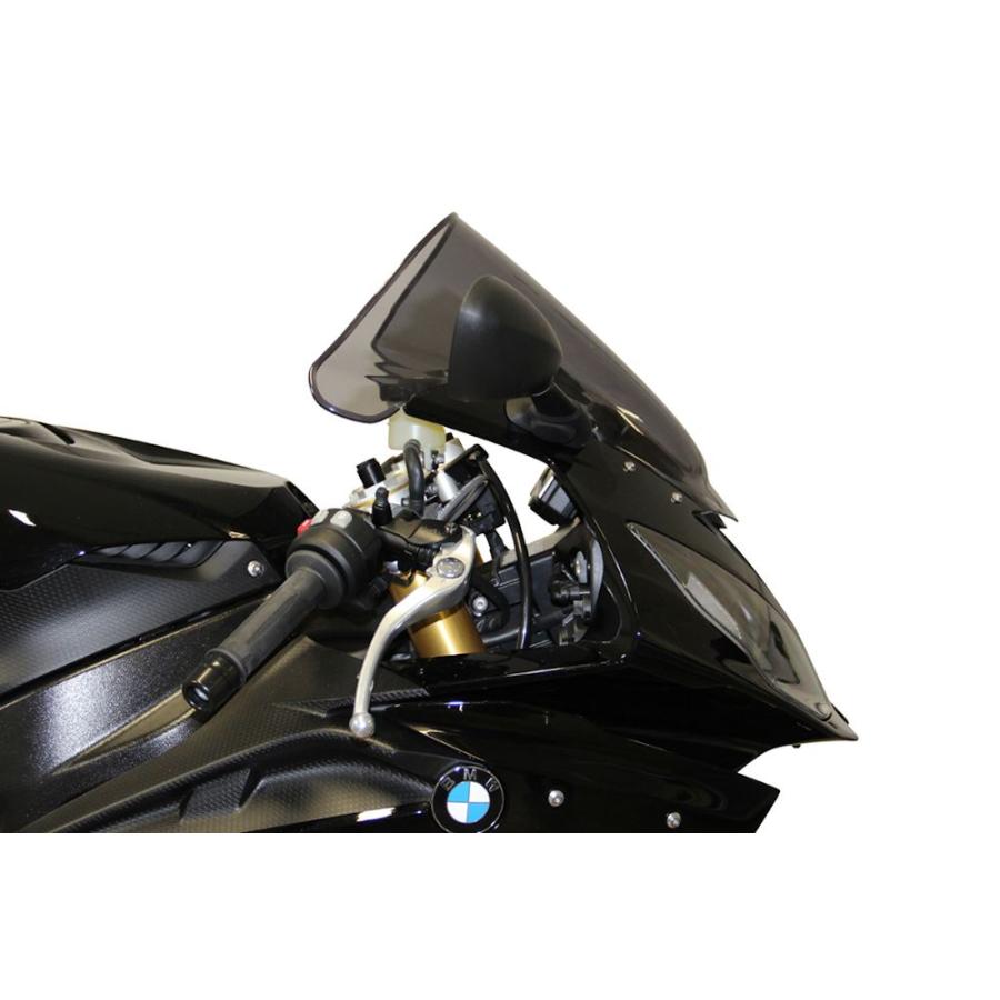 MRA スクリーン レーシング スモーク 幅450×長さ390mm S1000RR HP4