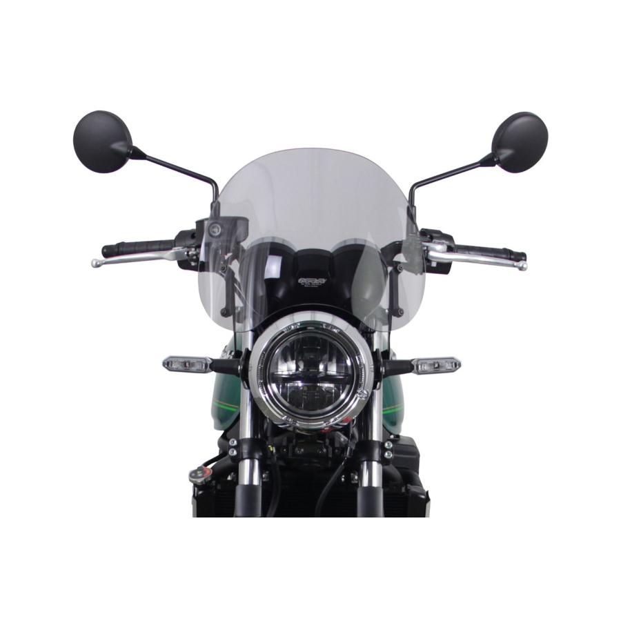 MRA スクリーン ツーリング スモーク 幅380×長さ320mm Z650RS 4025066172696 ウインドシールド バイザー 風防 風よけ 外装 プロト_4