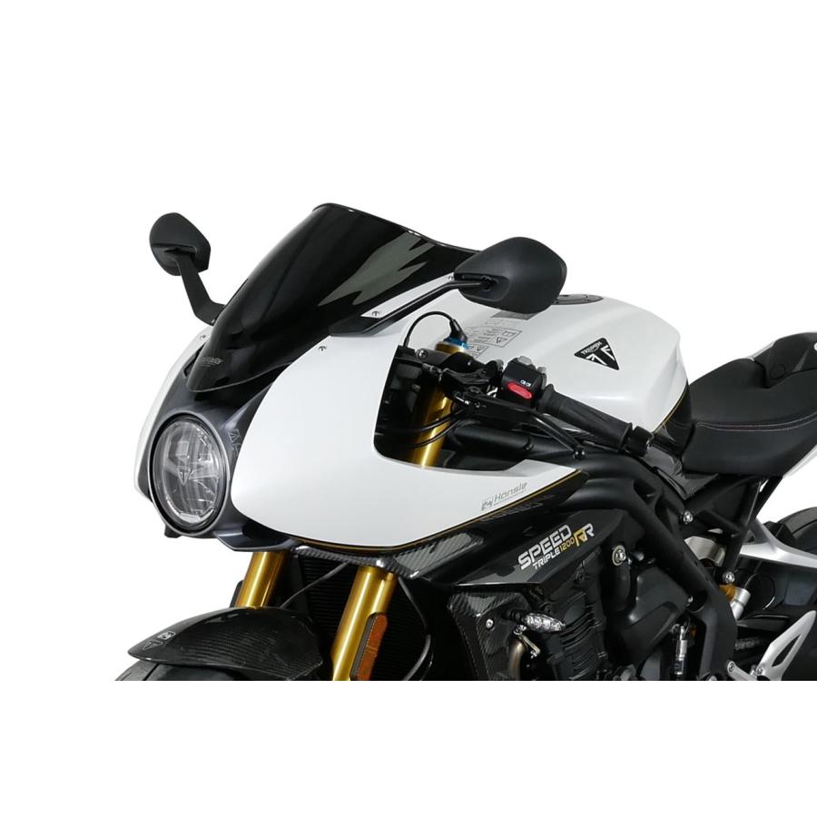 MRA スクリーン レーシング ブラック 幅320×長さ330mm スピードトリプル1200RR 4025066172887 ウインドシールド バイザー 風防 風よけ 外装 プロト_1