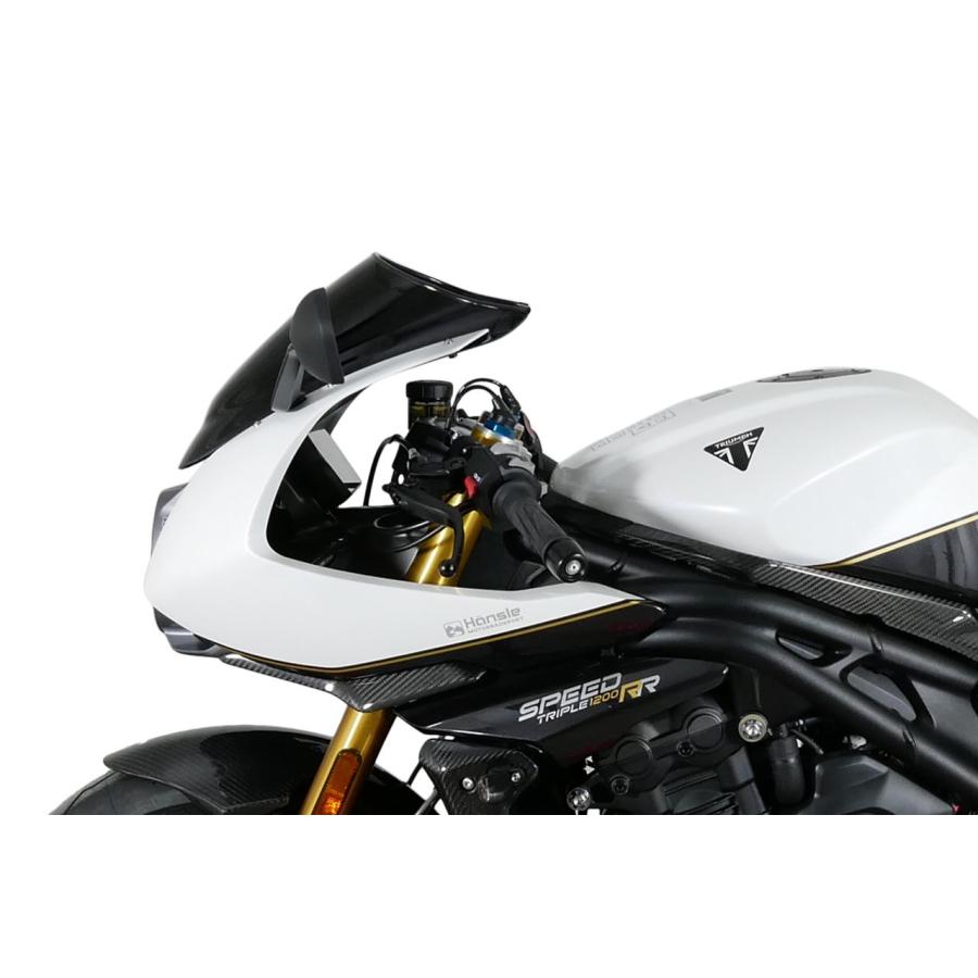 MRA スクリーン レーシング ブラック 幅320×長さ330mm スピードトリプル1200RR 4025066172887 ウインドシールド バイザー 風防 風よけ 外装 プロト_2