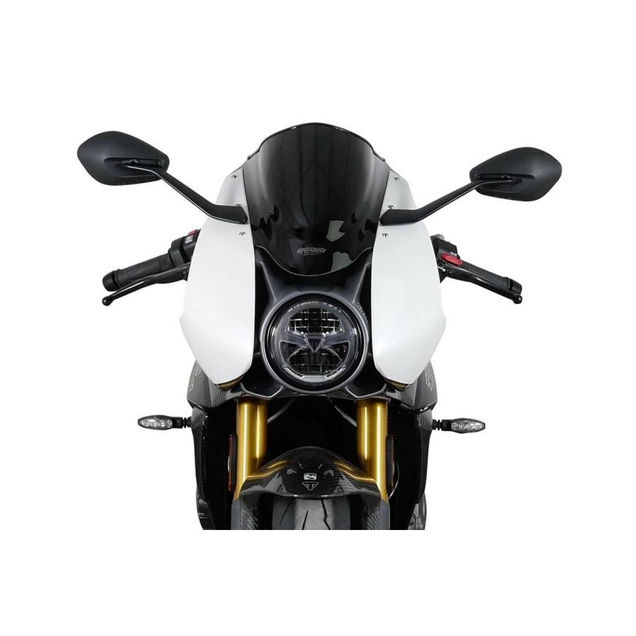 MRA スクリーン レーシング ブラック 幅320×長さ330mm スピードトリプル1200RR 4025066172887 ウインドシールド バイザー 風防 風よけ 外装 プロト_3
