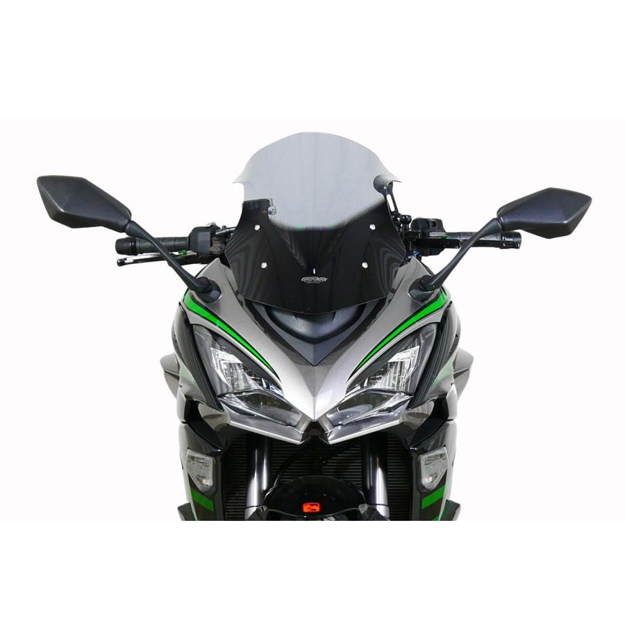 MRA スクリーン レーシング スモーク 幅340×長さ430mm ニンジャ 1000SX