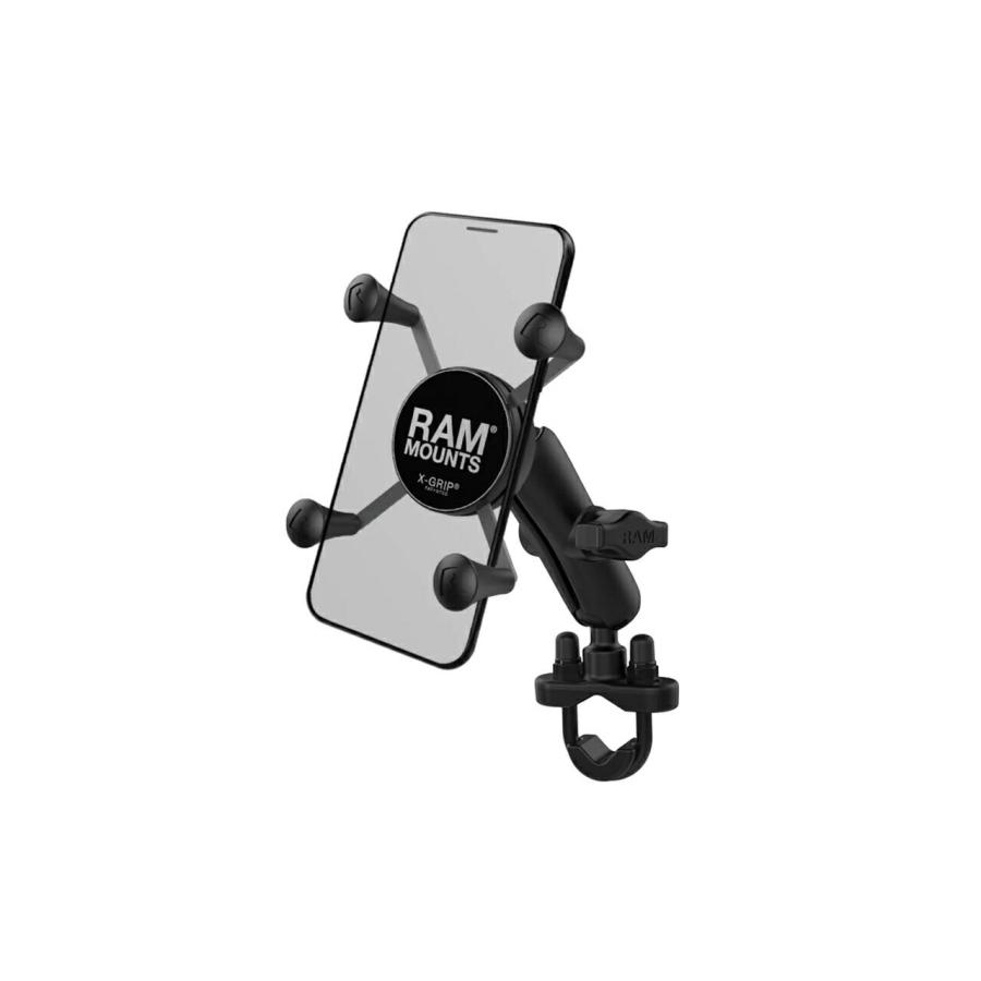 ラムマウント RAM-B-149Z-UN7U Xグリップ(S)＆U字クランプベースセット(標準アーム) φ12.7-31.75mm対応 ブラック 1インチボール 1個入り スマホ |  | 01