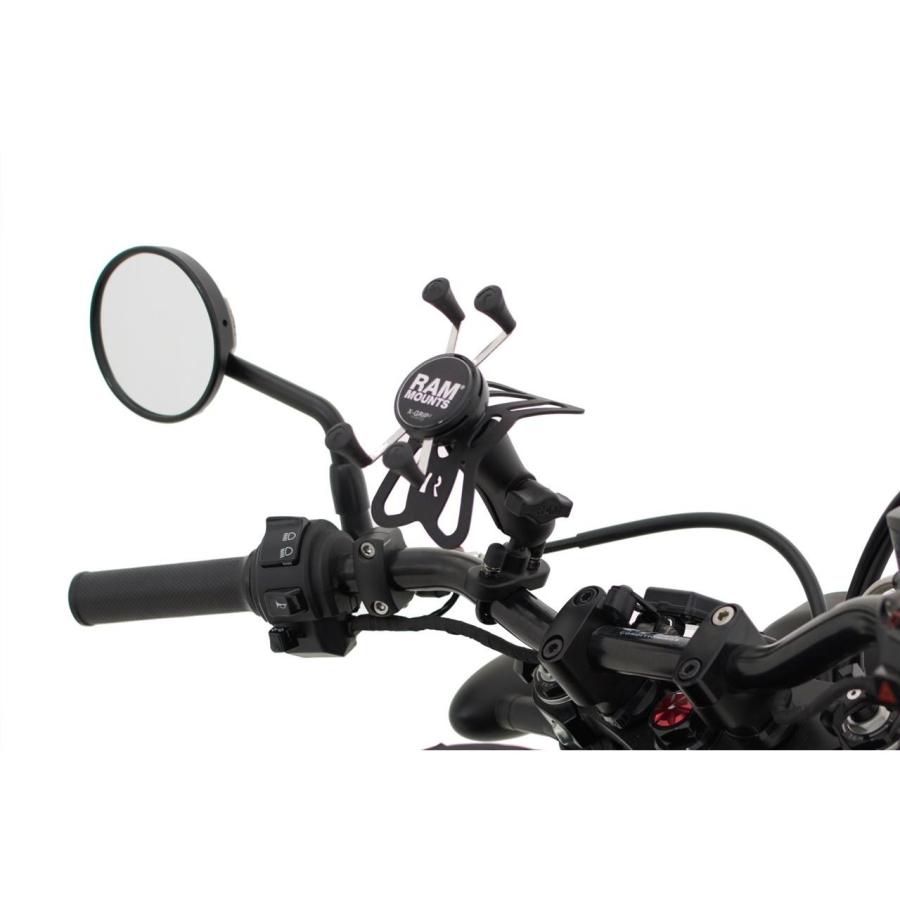 ラムマウント RAM-B-149Z-UN7U Xグリップ(S)＆U字クランプベースセット(標準アーム) φ12.7-31.75mm対応 ブラック 1インチボール 1個入り スマホ |  | 02