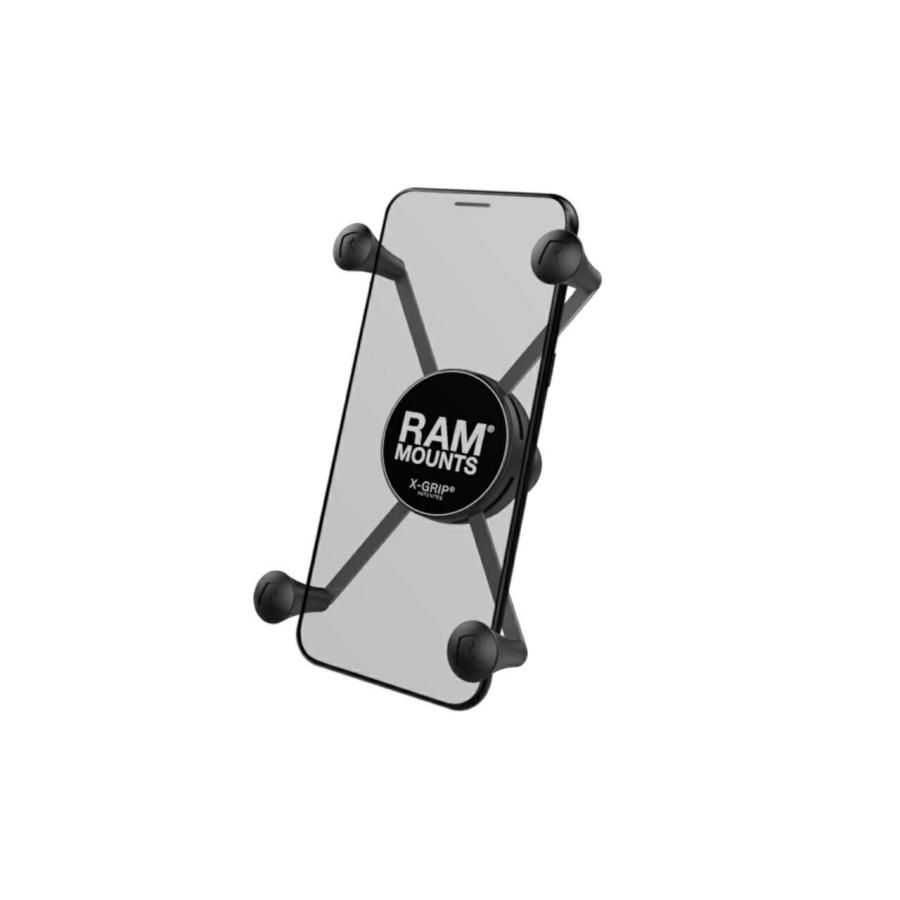 ラムマウント RAM-HOL-UN10BU Xグリップ(M)スマホホルダー テザー付 ブラック 1インチボール 1個入り |  | 01