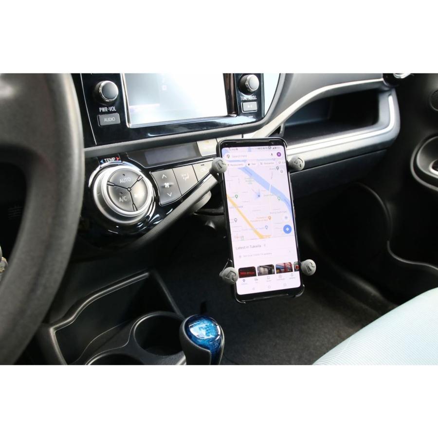 ラムマウント RAM-HOL-UN10BU Xグリップ(M)スマホホルダー テザー付 ブラック 1インチボール 1個入り |  | 03
