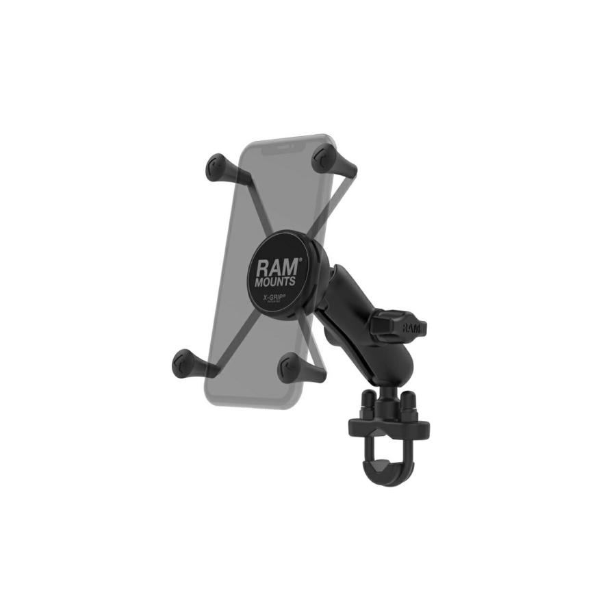 ラムマウント RAM-B-149Z-UN10U Xグリップ(M)＆U字クランプベースセット(標準アーム) φ12.7-31.75mm対応 ブラック 1インチボール 1個入り スマホ |  | 01