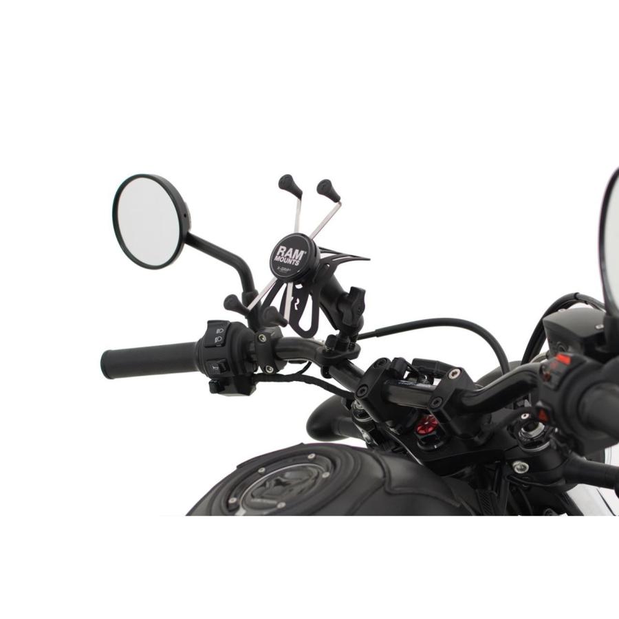 ラムマウント RAM-B-149Z-UN10U Xグリップ(M)＆U字クランプベースセット(標準アーム) φ12.7-31.75mm対応 ブラック 1インチボール 1個入り スマホ |  | 02