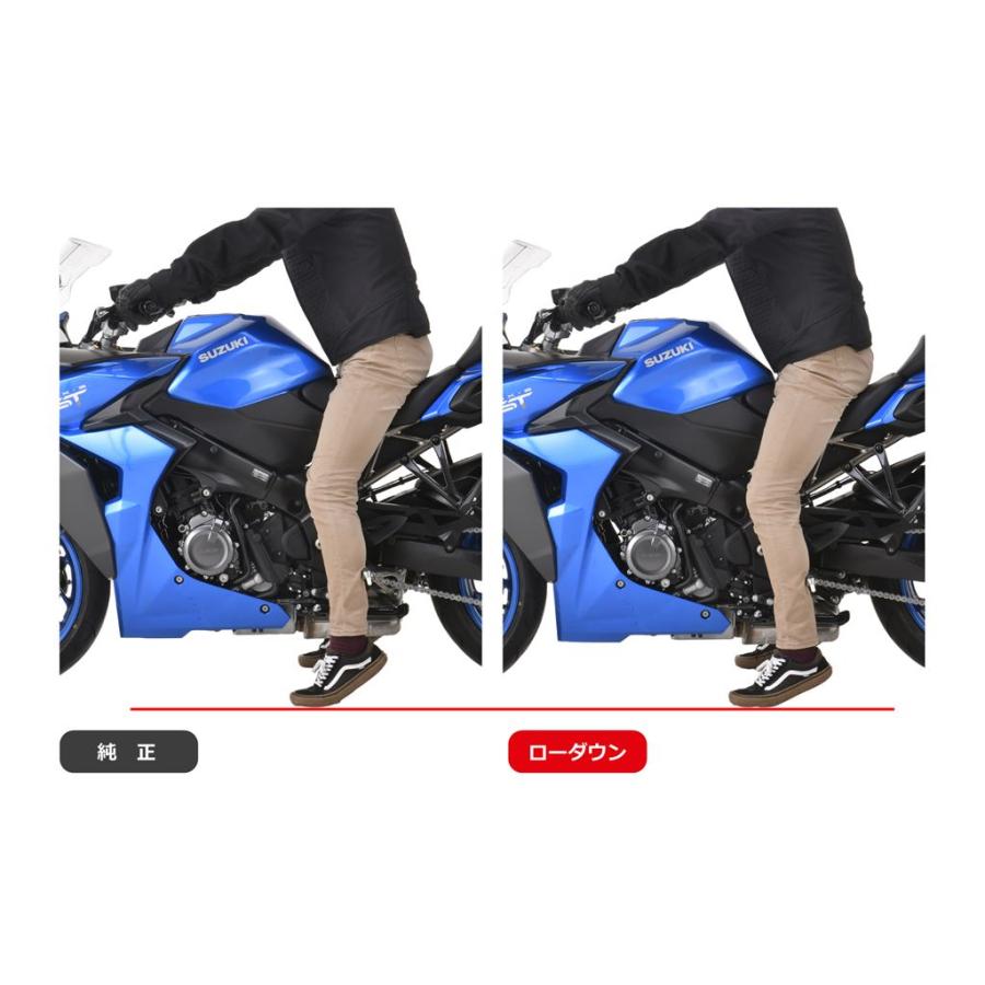 エフェックス PHA542D-SET ローダウンCOMPキット 20mmダウン 三角プレートタイプ ブラック GSX-S1000/F/GT カタナ EFFEX |  | 05