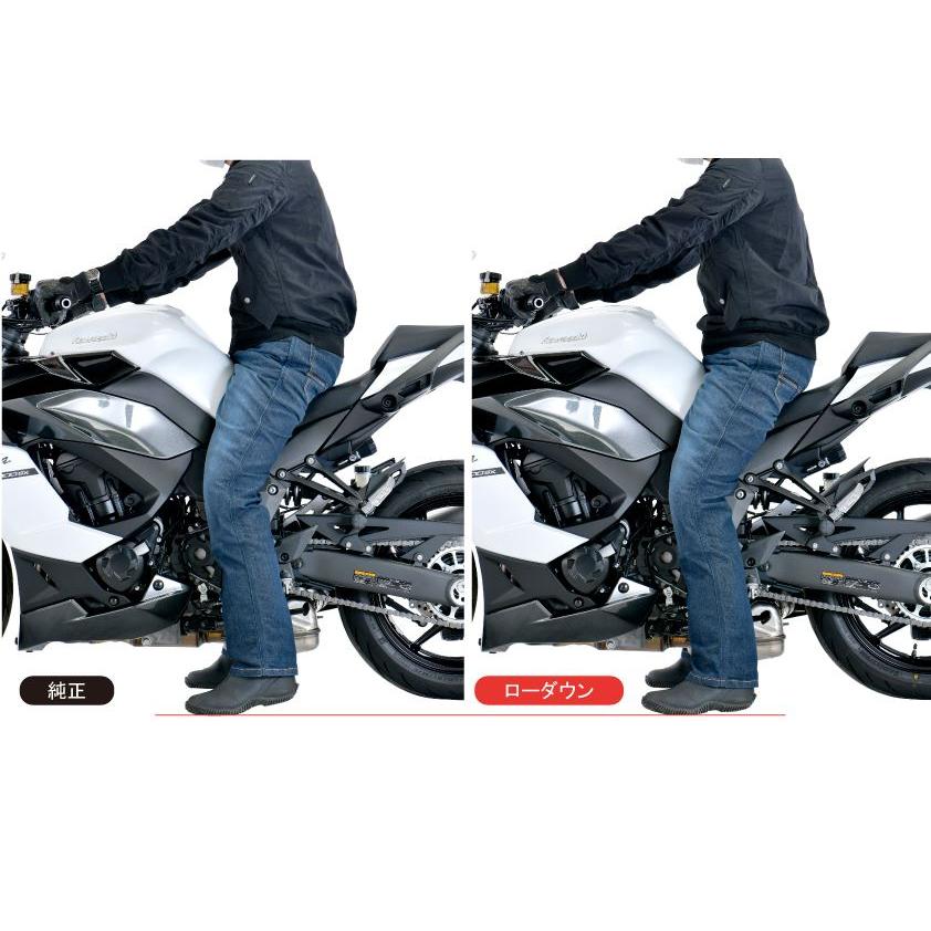 エフェックス PHA765D ローダウンキット 20mmダウン 三角プレートタイプ シルバー ニンジャ1000/SX EFFEX |  | 04