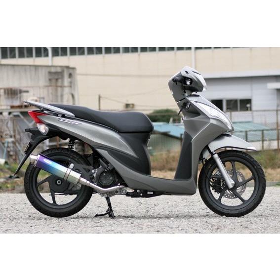 Dio110 JF31 ディオ マフラー 22Racing Ti チタン 324-009-01