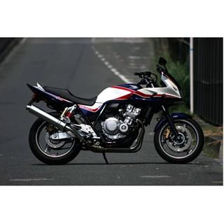 CB400SF REVO NC42 08- マフラー ARIA ステンレス タイプC カール 