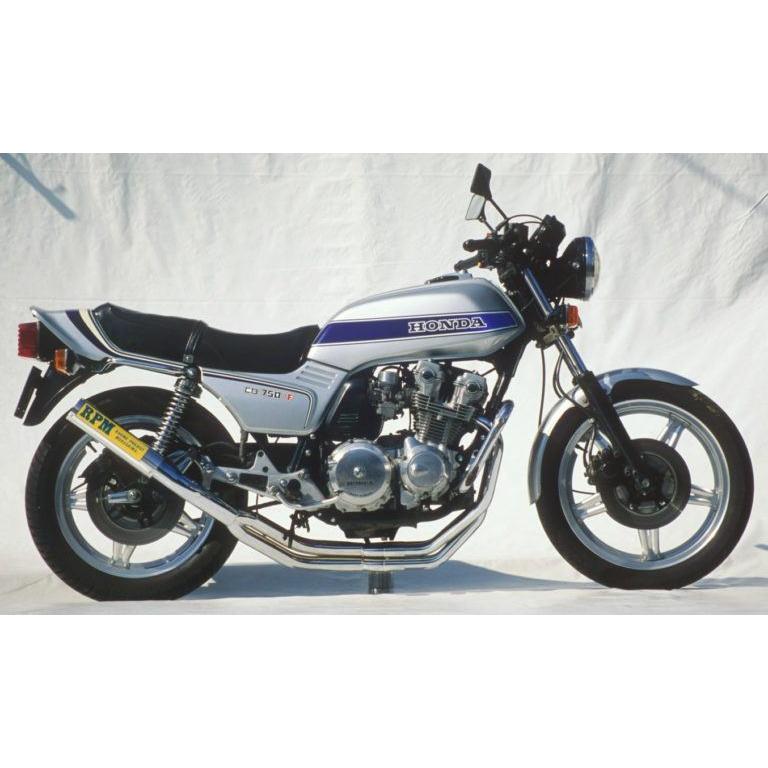 RPM 2002-01 フルエキゾースト マフラー RPM-4in2in1 アルミ φ77×300