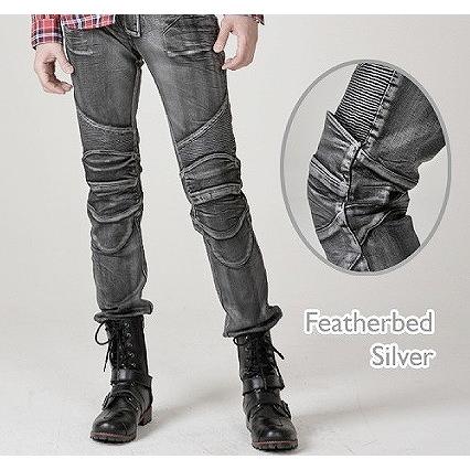 アグリーブロス UB UB0009SV5 モトパンツ FEATHERBED シルバー 36インチ UGLYBROS ラフ&ロード