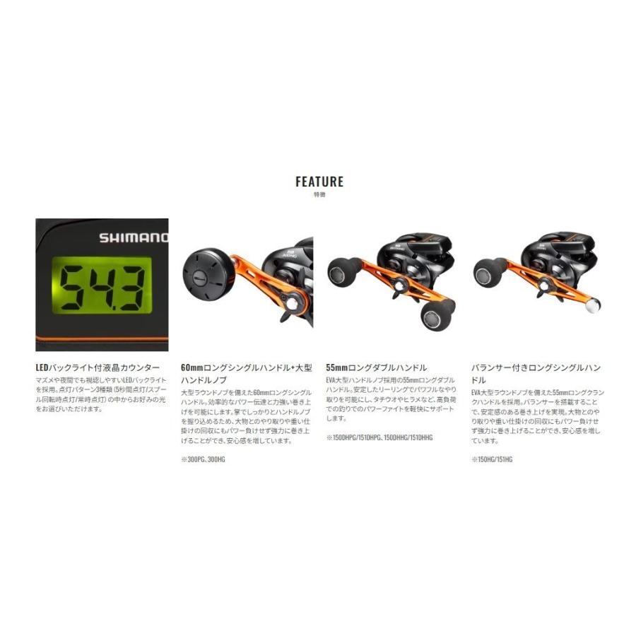 シマノ 044105 バルケッタBB 300HG RIGHT 右巻き リール 両軸