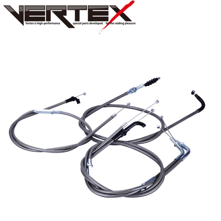 ST250/E-Type(03-/NJ4AA) ワイヤー セット 純正長 ブラック メッシュ