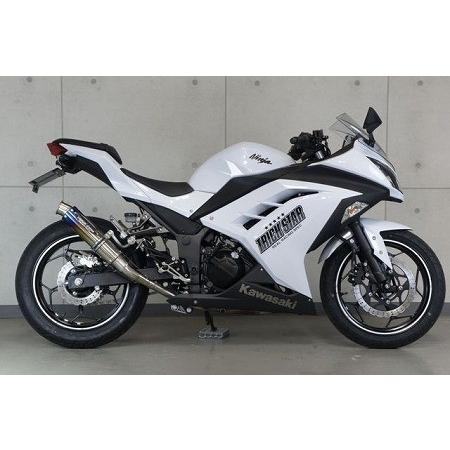 トリックスター レーシングスリップオンマフラー ショットガン 焼チタンGP-LOOK Ninja250 Ninja300 ニンジャ250 ニンジャ300 RSS-015D-SYTEGP マフラー