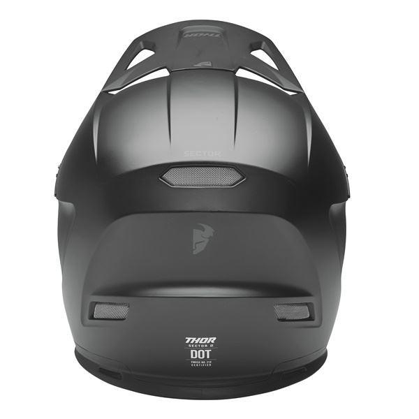 THOR 0110-8157 24モデル SECTOR2 SG ヘルメット ブラックアウト XL(61