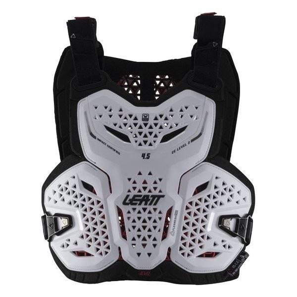LEATT 5025202400 4.5 EVO チェストプロテクター ホワイト S/M (160
