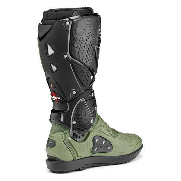 バイクウェア・装備 SIDI crossfire3 44 28cm SIDI CROSSFIRE 3 SRS 交換式SRSソールモデル アーミー/ブラック 10/44
