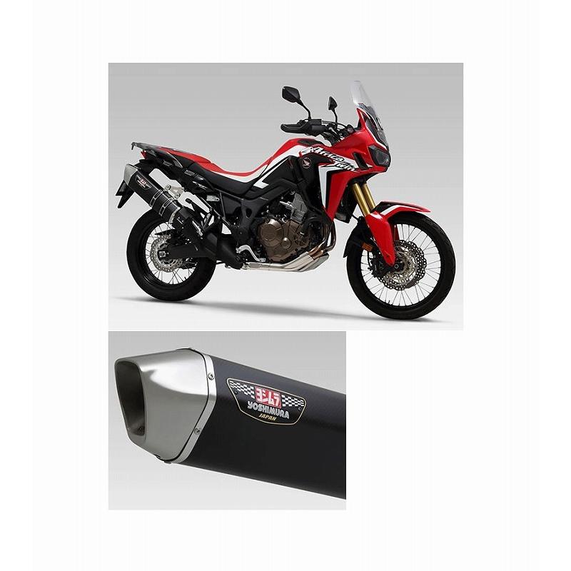 ヨシムラ 110-41F-L02C0 スリップオン ヘプタフォースサイクロン エクスポートスペックマフラー SMS メタルマジックカバー/ステンレスエンド CRF1000L