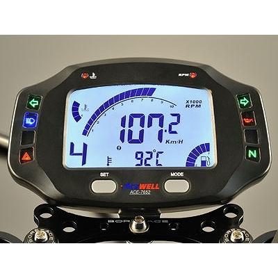 【特価セール】ACEWELL(エースウェル) デジタルメーター 多機能 ACE- ACEWELL エースウェル ACE-7652 多機能 デジタルメーター スピード